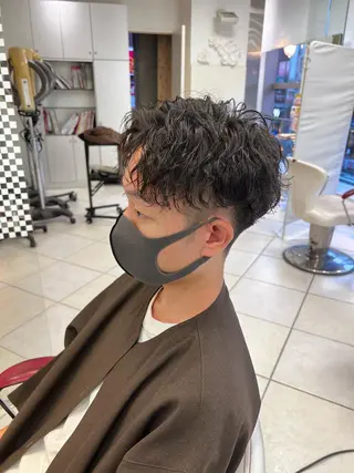 パーマ メンズ 髪質改善/艶カラー TSUBASAのヘアスタイル