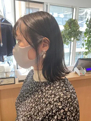 ミディアム カラー 🟩白髪ぼかし/ボブ /ショートヘア/大司のヘアスタイル