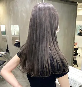 ロング カラー ササキカズマ〻透明感 〻色落ち〻赤み消しのヘアスタイル