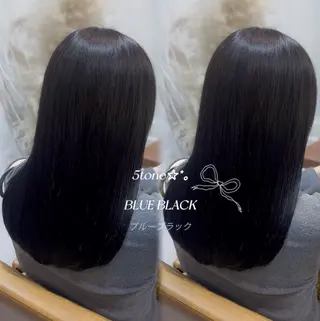 ロング HONOKA/矯正/ ボブ/艶感カラーのヘアスタイル