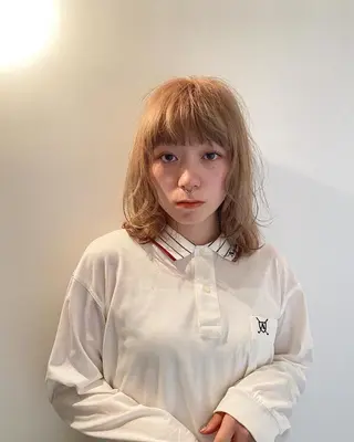 ミディアム 金沢美容室/ 艶髪/夜営業/JINのヘアスタイル