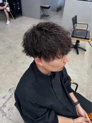 ショート パーマ メンズ メンズ専門サロン wokeのヘアスタイル