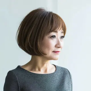 ショート 🌿京都丸みショート /小倉徒歩4分/多田のヘアスタイル