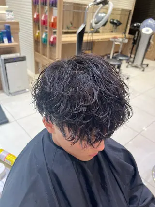 ショート パーマ SENA 再現性 パーマと縮毛矯正のヘアスタイル