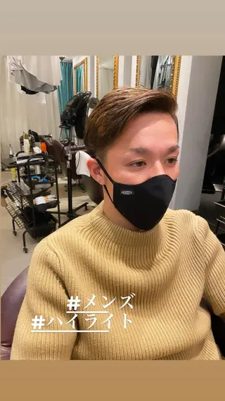 メンズ 藤田 遼のヘアスタイル