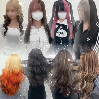 ロング カラー 旭岡龍明/ハイトーン /ケアブリーチのヘアスタイル