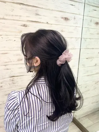 ロング カラー ヘアアレンジ 🫧ヒシダアキ taboo.i🫧のヘアスタイル