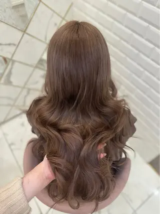 ロング カラー 🎀ちゃんりお🎀 /ブリーチなしカラーのヘアスタイル