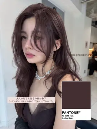 カラー デザイン/ハッシュ レイヤー/senaのヘアスタイル