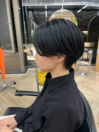 ショート ベージュ/髪質改善 新潟/万代/井上佑のヘアスタイル
