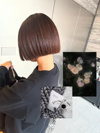 ショート 【美ボブ.艶カラー. 梅田茶屋町】midoのヘアスタイル