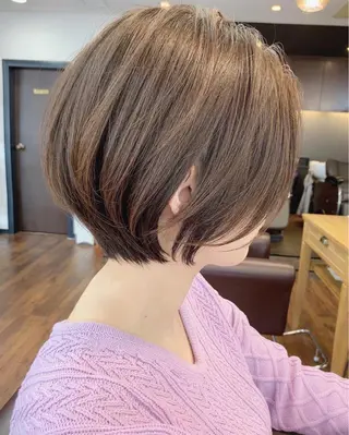 ショート 縮毛矯正/ショート/ レイヤー/畑中正敏のヘアスタイル