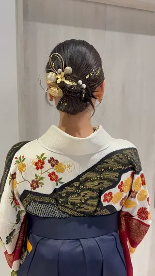 セミロング セット/着付け/上野 /カラー/🦋シオリのヘアスタイル