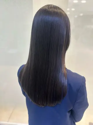 ロング パーマ 縮毛矯正/髪質改善/ 艶髪ササキナツミのヘアスタイル