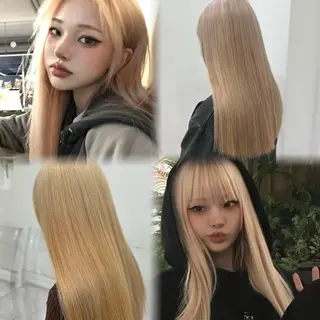 ロング モテ髪ハイトーン🫧 serina🎀池袋のヘアスタイル