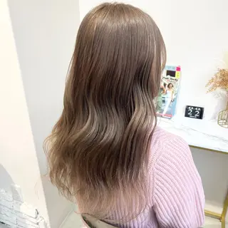 ロング カラー 髪質改善/韓国ヘア 顔まわり特化yutoのヘアスタイル