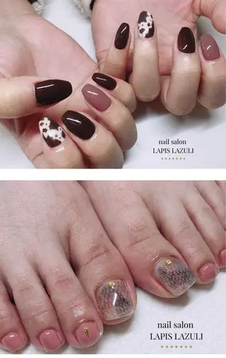 ネイル nail salon ラピスラズリのネイルデザイン