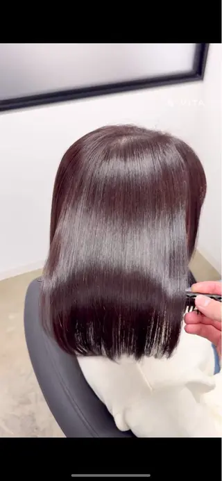 ミディアム 【縮毛/個室サロン】 小野田壱誠のヘアスタイル