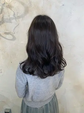 セミロング カラー 【透明感カラー】 harunaのヘアスタイル