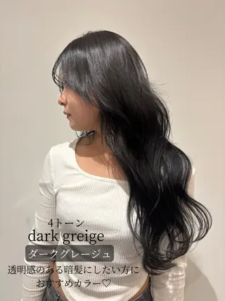 ロング カラー 🎀透明感× 赤み消し🎀正源のヘアスタイル