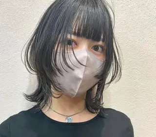 ミディアム 石川 大瑚のヘアスタイル