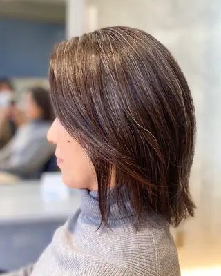 ミディアム 内田 浩一朗のヘアスタイル