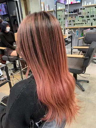 セミロング カラー メンズ韓国ヘア👹 KAJIのヘアスタイル