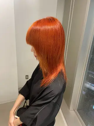 ミディアム 🎗副店長/井上 竜 ブリーチ指名No.1のヘアスタイル