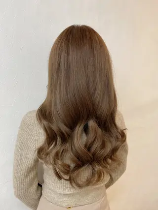 セミロング GLOSS♡ ヤマガミコウジのヘアスタイル