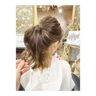 カラー Asuka Mabuchiのヘアスタイル