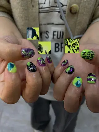 ネイル ひめか🫁 推し概念・個性派のネイルデザイン