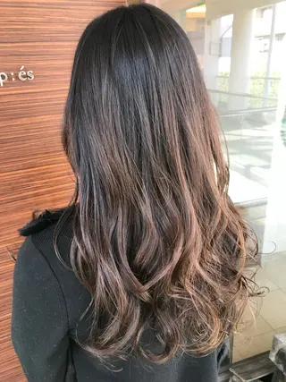 ロング カラー 山本 大智のヘアスタイル