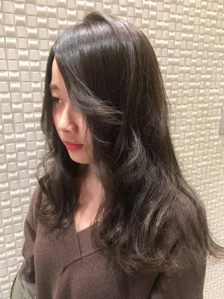 ミディアム セミロング ロング scene. haraのヘアスタイル