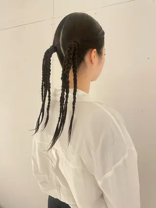 ロング miyou/髪質改善 カラー/透明感カラーのヘアスタイル