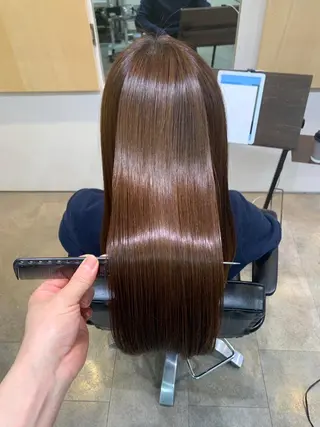 ロング ✨弱酸性縮毛/艶々✨ 髪質改善Mai🌟のヘアスタイル