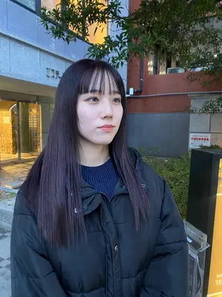 カラー 笠井 彩花のヘアスタイル