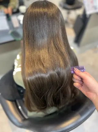 ロング 札幌クロスパーマ /🎀柴田ひな🎀のヘアスタイル