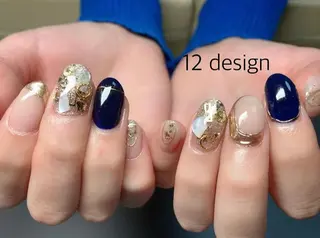 ミディアム ネイル 12 designのネイルデザイン