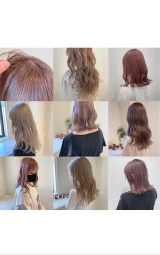 ミディアム 清水 亮太／赤み消しカラーのヘアスタイル