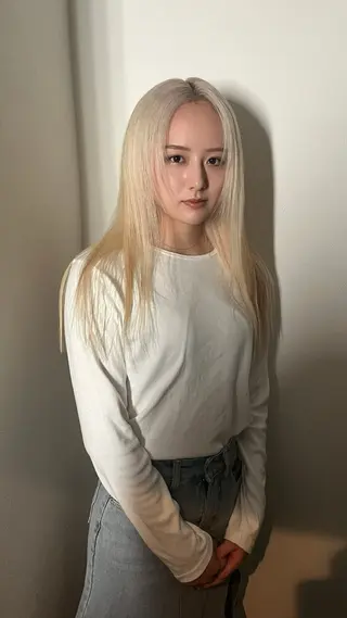 ロング カラー 💖艶ハイトーン髪質 改善💖ケンシンのヘアスタイル