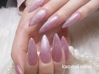ネイル kao nail マグネット/長さだしのネイルデザイン