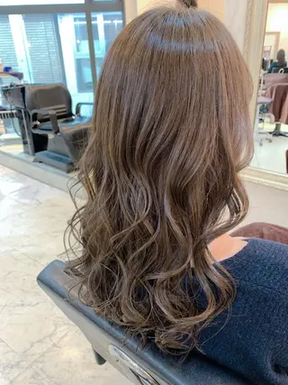 セミロング カラー ☆毎月先着15名まで ☆シバタユートのヘアスタイル
