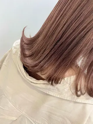 セミロング カラー opus 店長大和 レイヤー/赤み消しのヘアスタイル