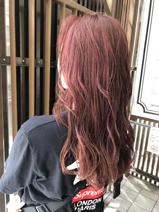 ロング カラー シールエクステ×美髪 改善/ヨシモトカンジのヘアスタイル