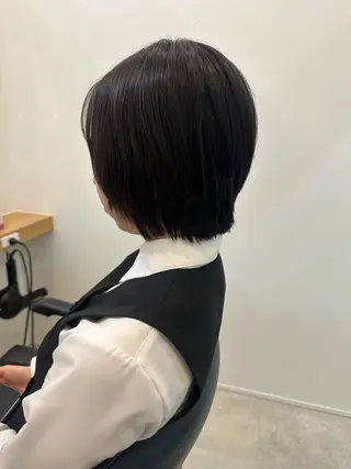 ショート レイヤー/ナチュラル 💐nao.のヘアスタイル