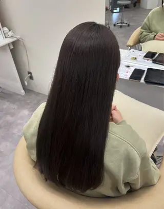 ロング カラー 艶髪☆顔周りカット /秋田 遥華のヘアスタイル