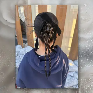 ヘアアレンジ ルプラボウ/豊川/ 美髪カラー/アヤカのヘアスタイル