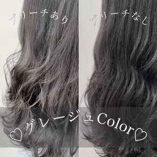 セミロング カラー ヘアアレンジ 🩰透明感カラー♡ UTA🩰のヘアスタイル