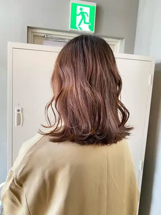 セミロング ANGELICA 吉川智昭のヘアスタイル