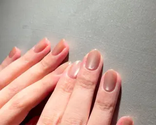 ネイル Rika🌼 シンプル•マグネットのネイルデザイン